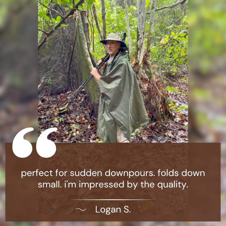 Skanto | All-Terrain Trek Poncho | Waterproof, Packable & Lightweight for Outdoor Adventures & Emergencies