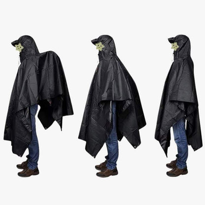 Skanto | All-Terrain Trek Poncho | Waterproof, Packable & Lightweight for Outdoor Adventures & Emergencies