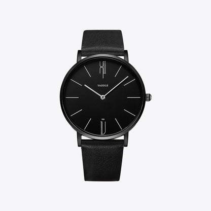 Men's wristwatch in Old Money style, classic and stylish