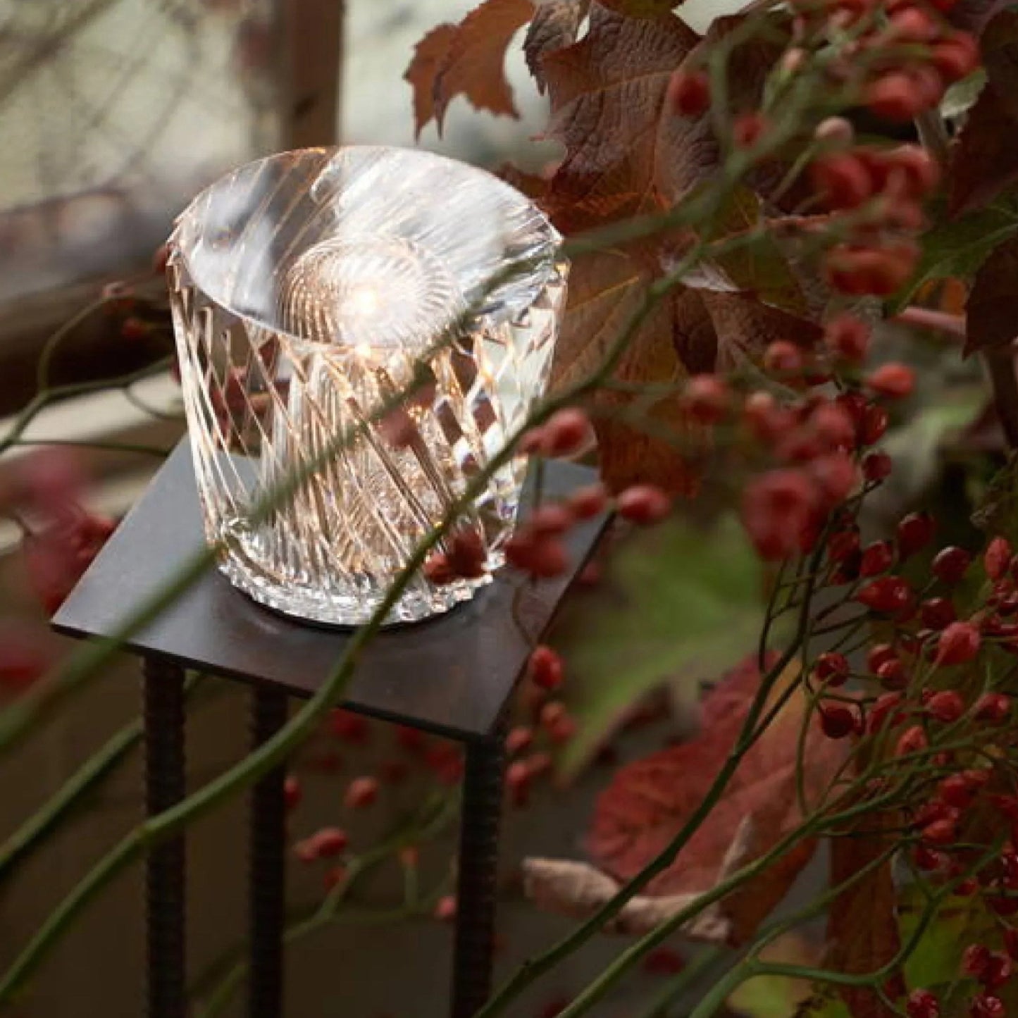 Luxury rechargeable Diamond Crystal Table Lamp - Lumière Diamant | Karnz