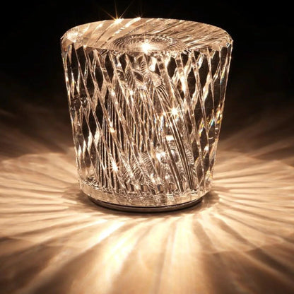 Skanto | Lamp - Luxury Diamond Crystal LED Rechargeable Table Lamp