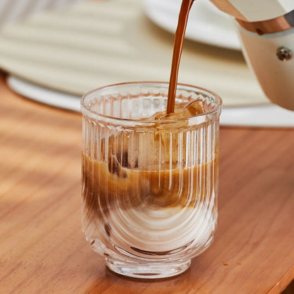 Glass Coffee Cup Ice Latte Americano