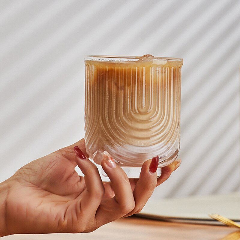 Glass Coffee Cup Ice Latte Americano