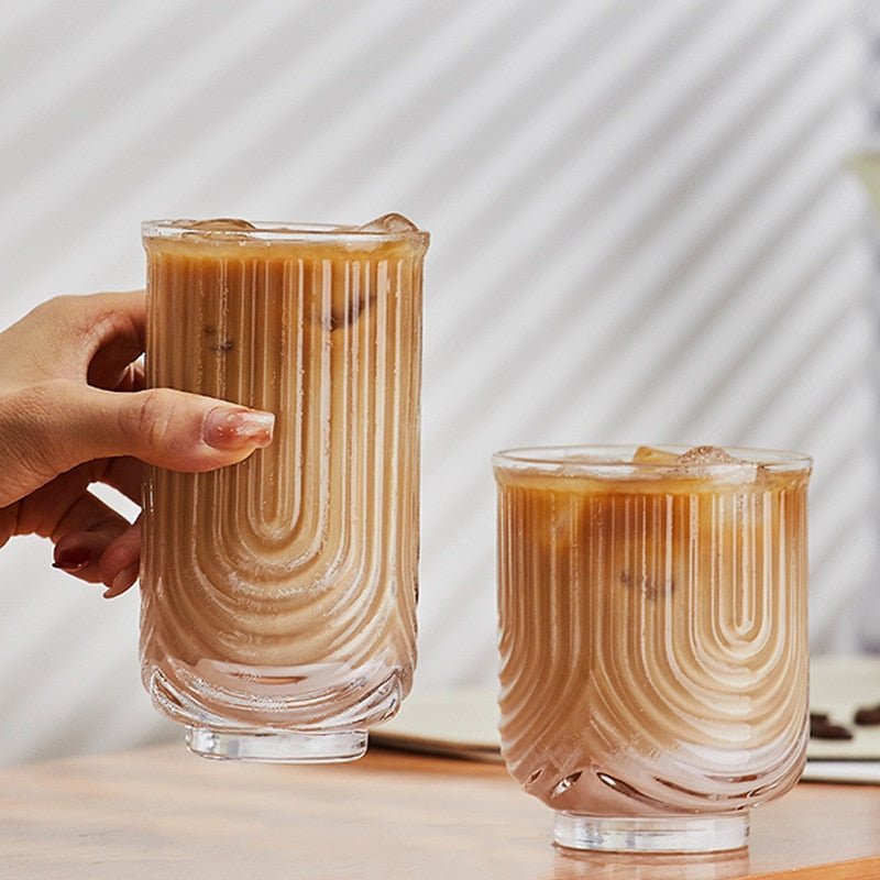 Glass Coffee Cup Ice Latte Americano