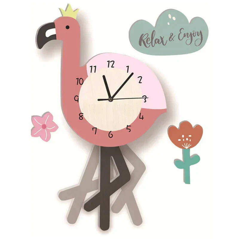Skanto | Frendorf – Kids' Pendulum Clock with Animal Motifs
