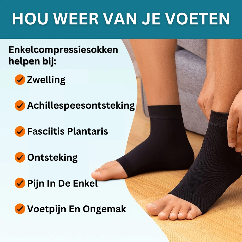 BowLift | Compression Ankle Socks for Neuropathy - AnkleSupport Pro