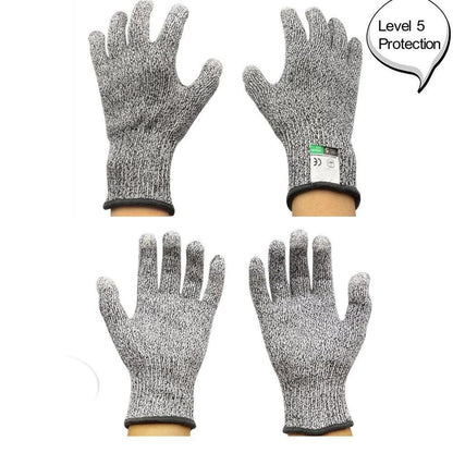 Skanto | Anti-Cut Gloves 5 Grade Safety Cut Resistant Puncture Resistant Stainless Steel