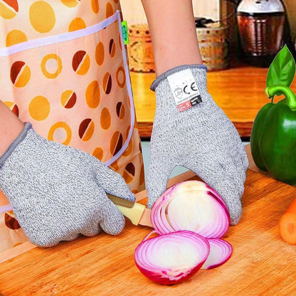 Skanto | Anti-Cut Gloves 5 Grade Safety Cut Resistant Puncture Resistant Stainless Steel