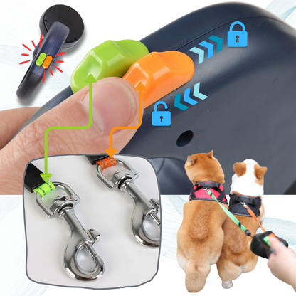 Anti-Tangle Retractable Dog Leash