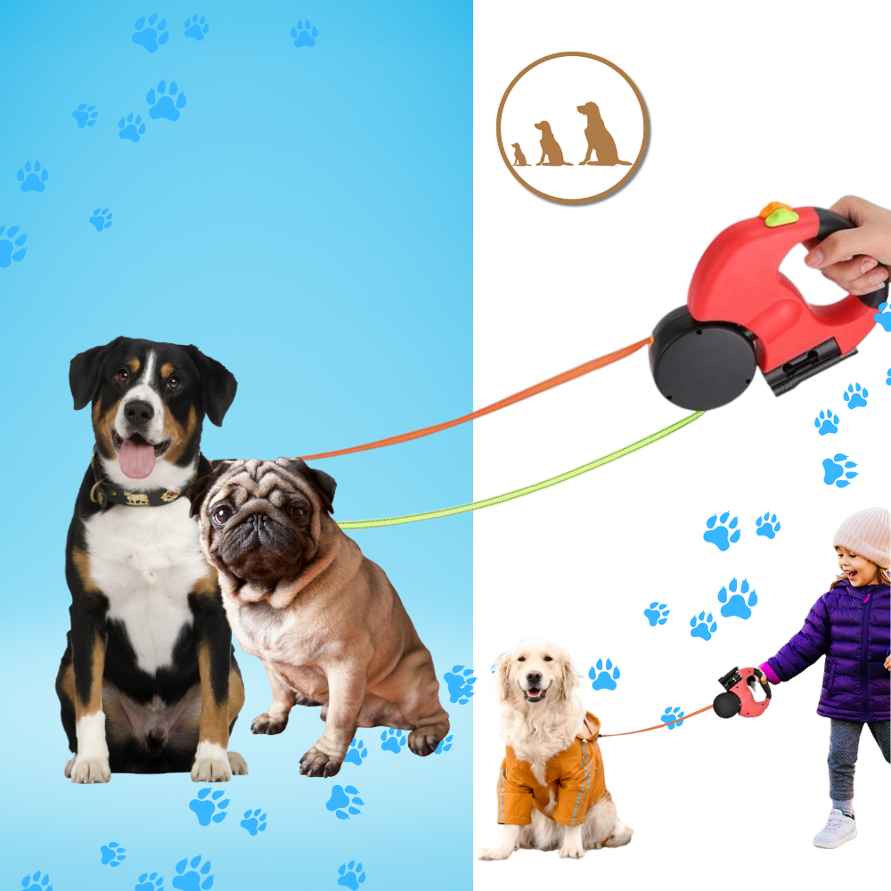 Anti-Tangle Retractable Dog Leash