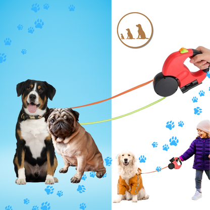 Anti-Tangle Retractable Dog Leash