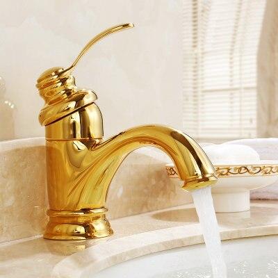 Antique Brass Faucet Bathroom Fixture Mixer Tap Sink Faucet