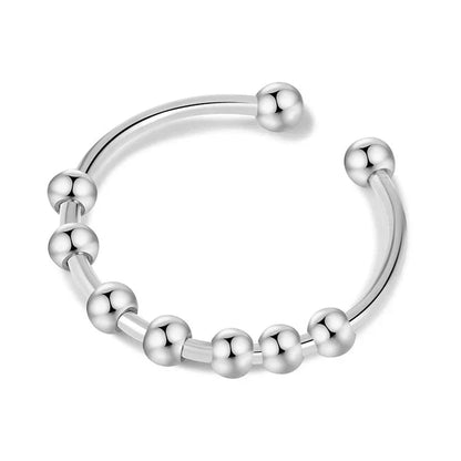 Skanto | Calm – Anxiety Ring with Beads - Anti Stress & Anti Anxiety