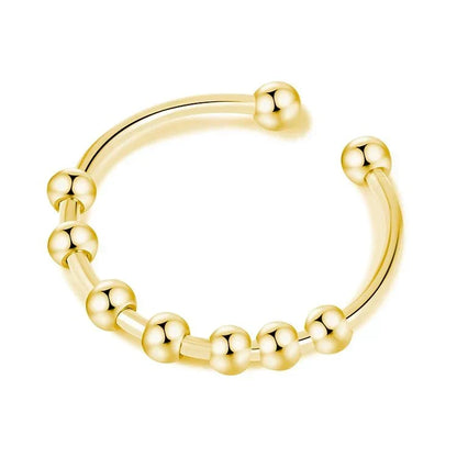 Skanto | Calm – Anxiety Ring with Beads - Anti Stress & Anti Anxiety