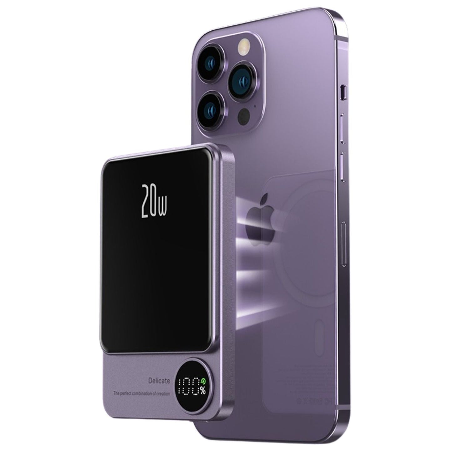 Skanto | Slim Magnetic Fast Charger Power Bank – Wireless, High-Capacity Backup Battery for All Devices