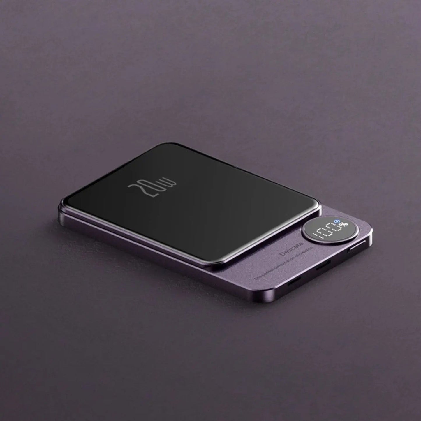 Skanto | Slim Magnetic Fast Charger Power Bank – Wireless, High-Capacity Backup Battery for All Devices