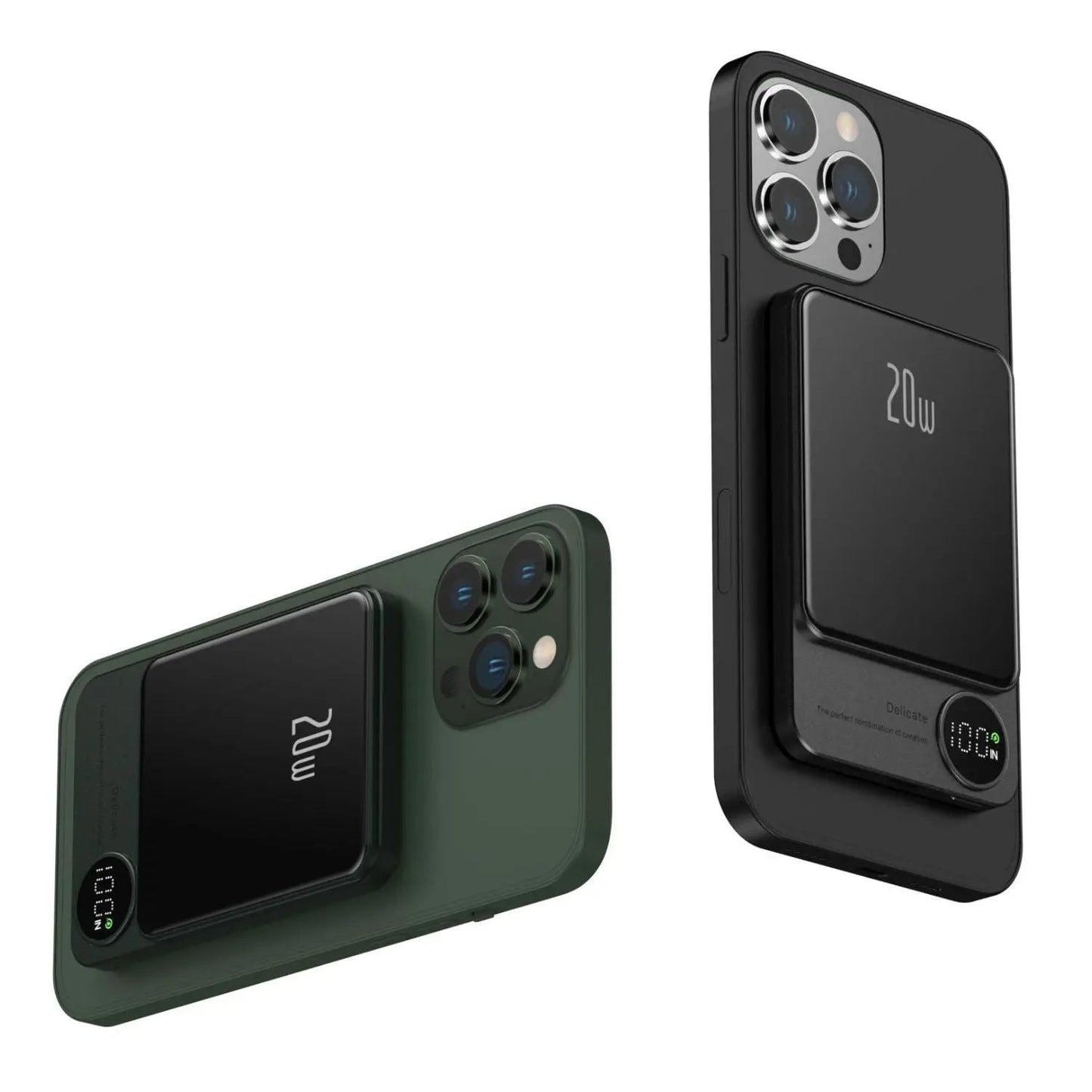 Skanto | Slim Magnetic Fast Charger Power Bank – Wireless, High-Capacity Backup Battery for All Devices