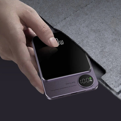 Skanto | Slim Magnetic Fast Charger Power Bank – Wireless, High-Capacity Backup Battery for All Devices
