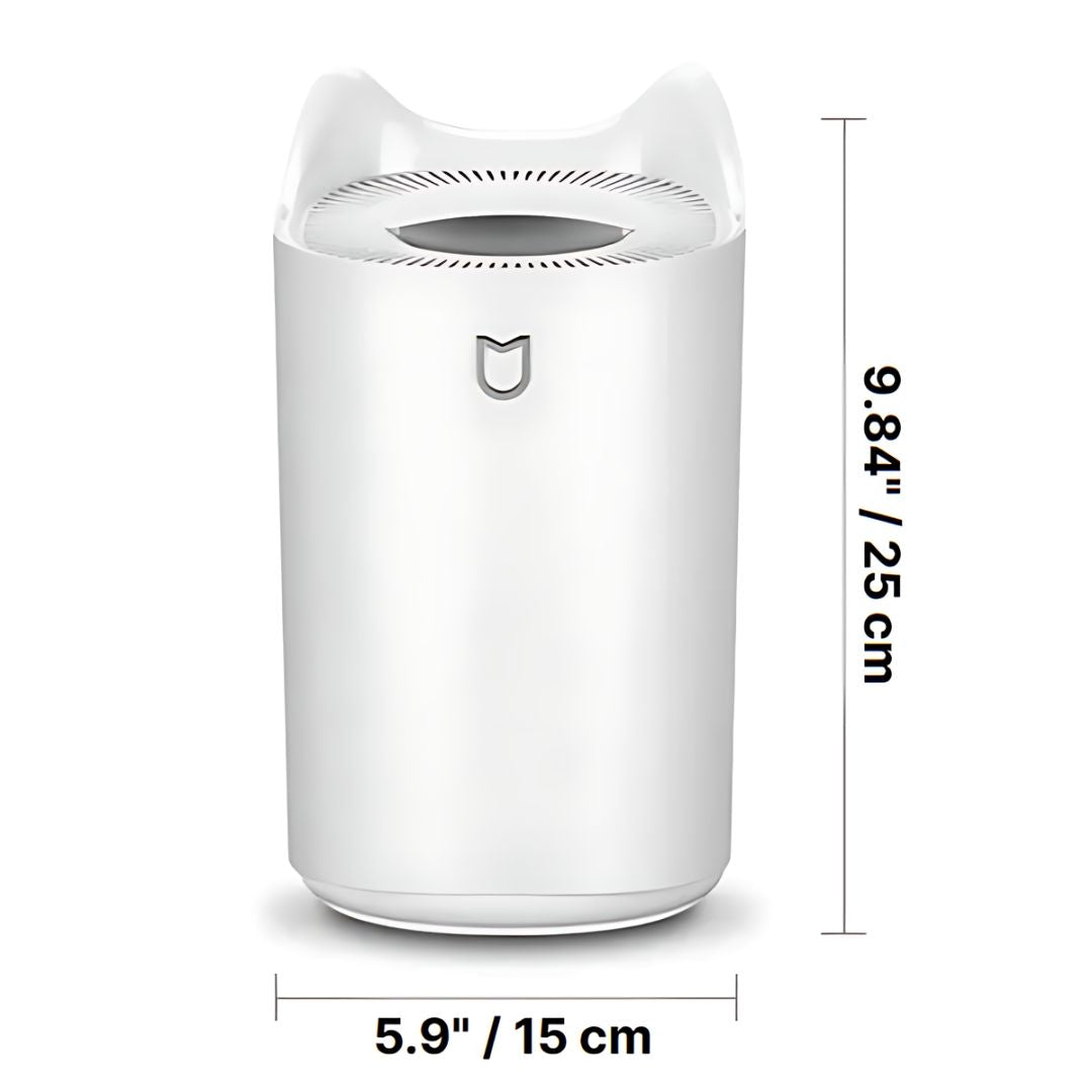 BowLift | 3000ml Ultrasonic Humidifier with Mist Technology for Respiratory Relief & Comfortable Living Spaces