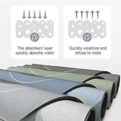 BowLift | AquaComfort – Soft Quick-Drying Microfiber Bath Mat