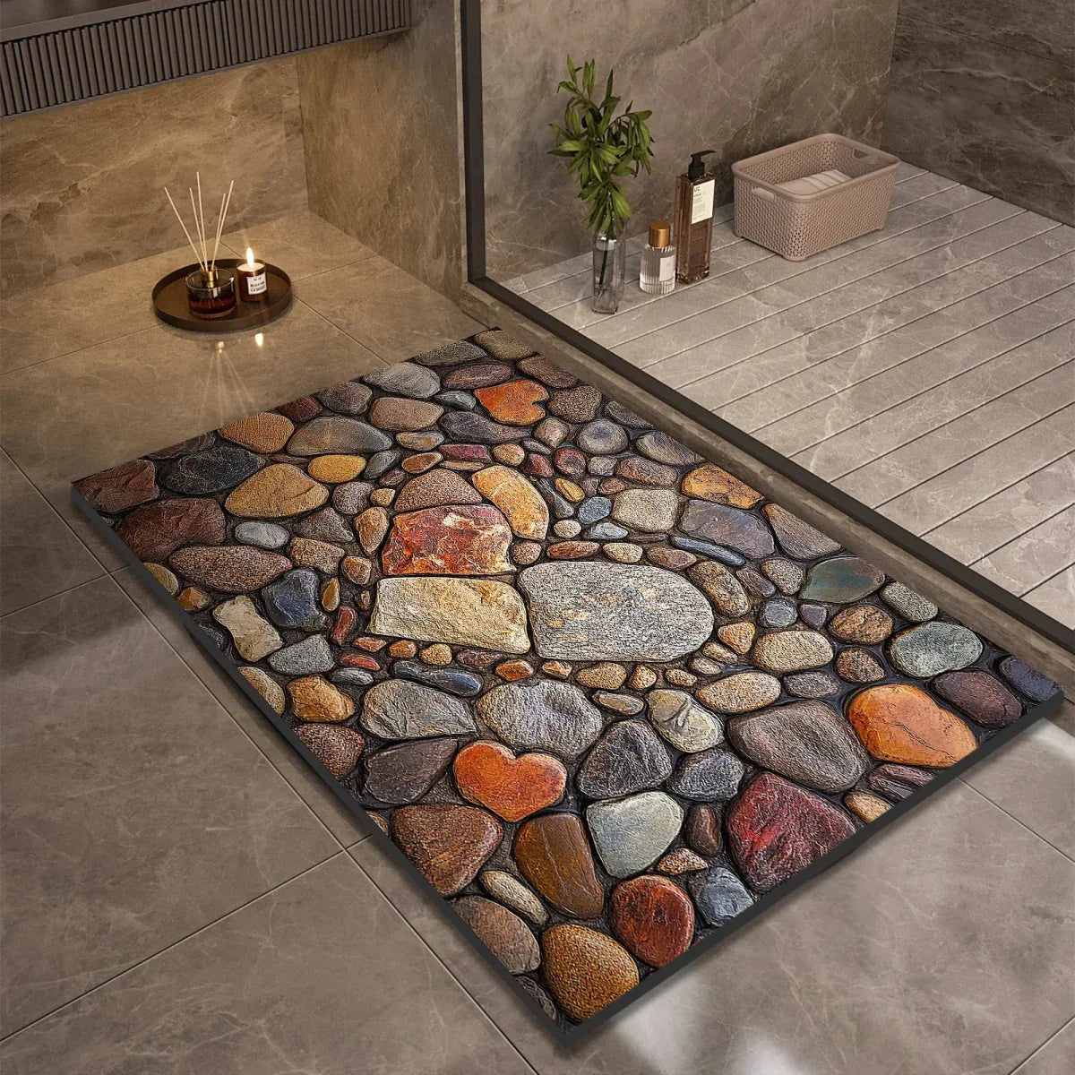 BowLift | AQUASOFT BATH MAT – Diatomite Bath Mat for Safety & Comfort