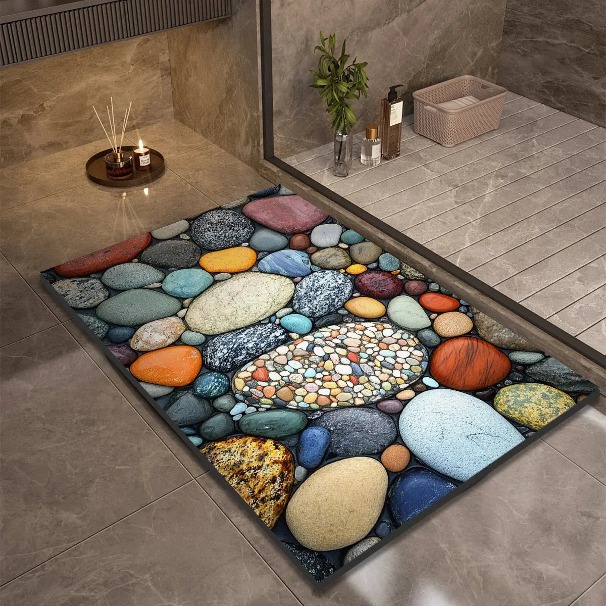 BowLift | AQUASOFT BATH MAT – Diatomite Bath Mat for Safety & Comfort