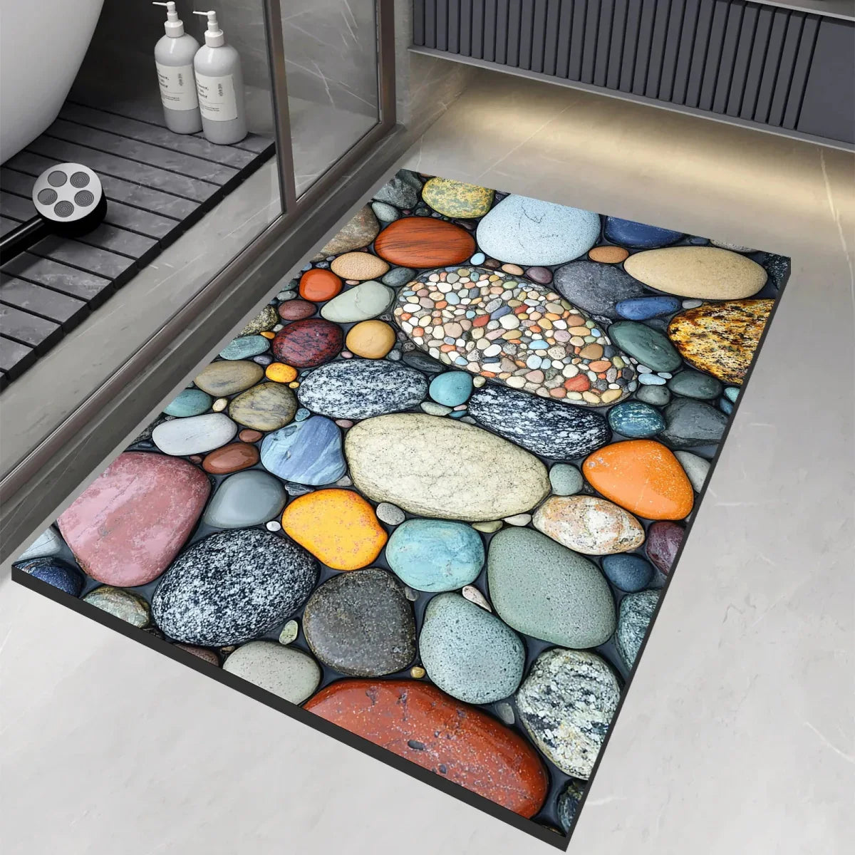 Skanto | AQUASOFT BATH MAT – Diatomaceous Earth Bath Mat for Safety & Comfort