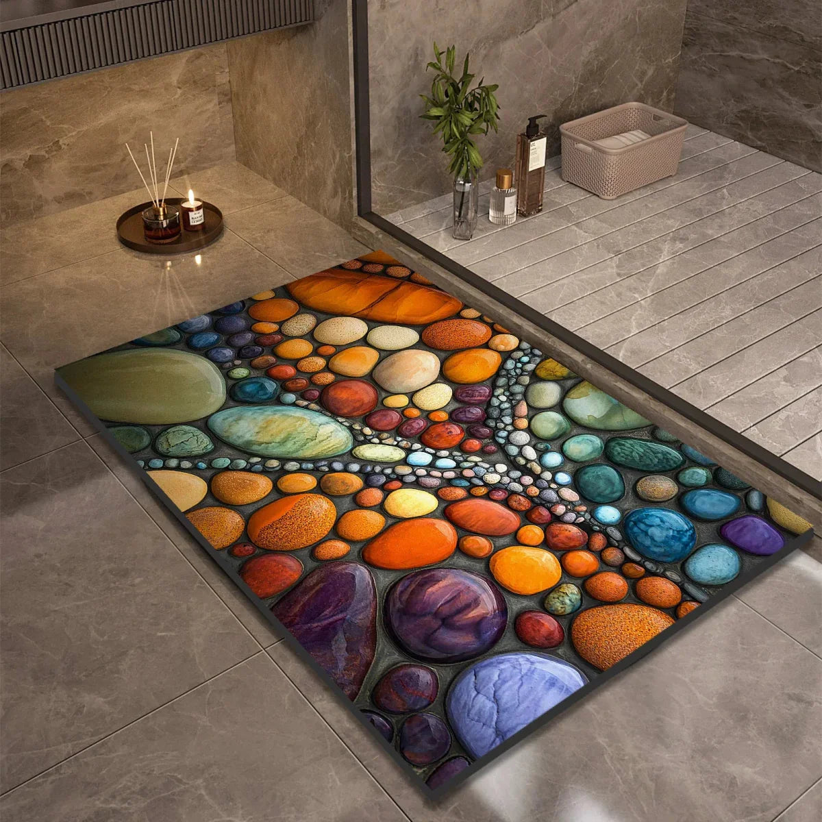BowLift | AQUASOFT BATH MAT – Diatomite Bath Mat for Safety & Comfort
