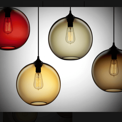 Skanto | AuraGlass - Elegant Glass Hanging Light