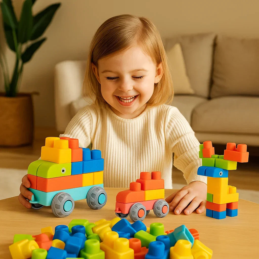 BowLift | Children's Safe Rubber Building Blocks for Early Learning
