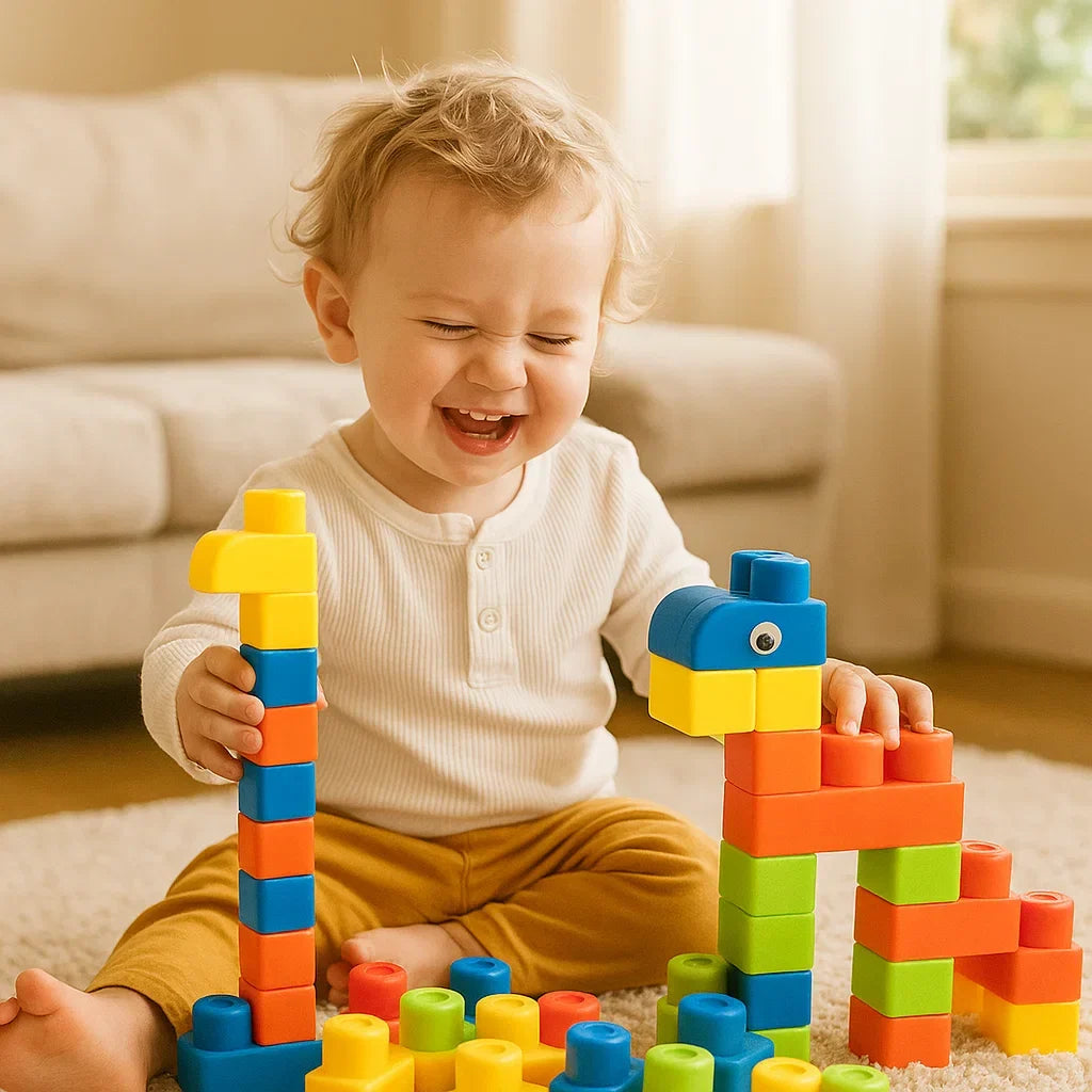 BowLift | Children's Safe Rubber Building Blocks for Early Learning