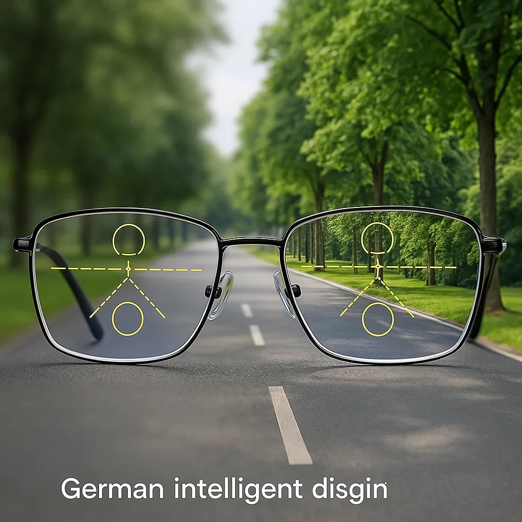 Skanto | Progressive Multifocal Glasses for Clear Vision - Intelligent German Design for Everyday Use