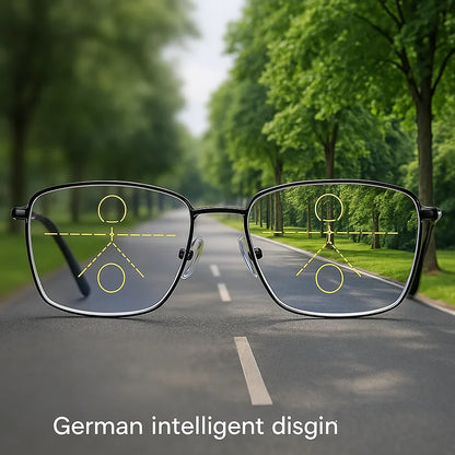 Skanto | Progressive Multifocal Glasses for Clear Vision - Intelligent German Design for Everyday Use