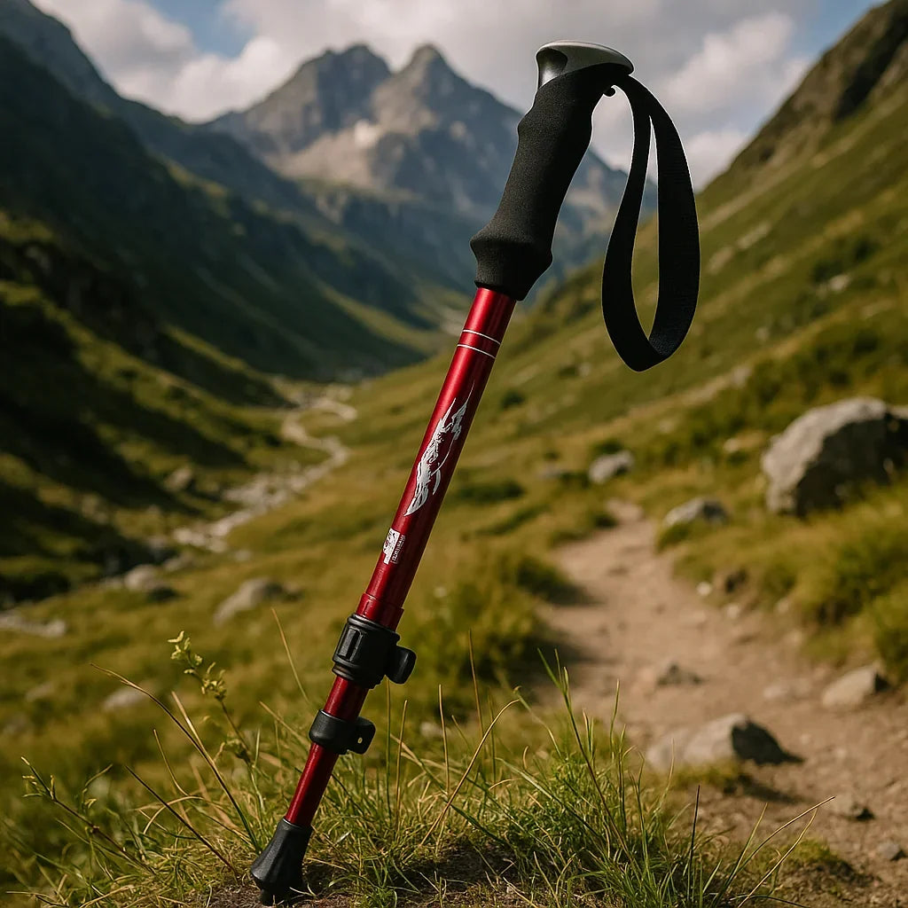 Skanto | Adjustable Folding Trekking Pole for Hiking, Backpacking & Outdoor Adventures - Lightweight Aluminum Design