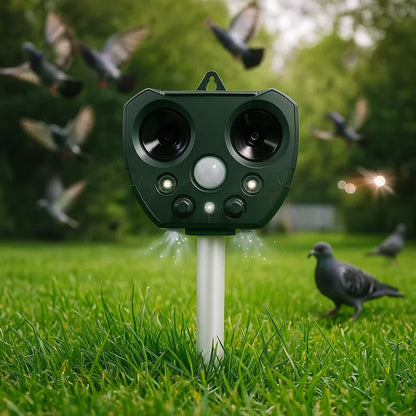 BowLift | Ultrasonic Bird & Pest Repeller Device - Effective Pest Control for Gardens, Yards & Outdoor Spaces