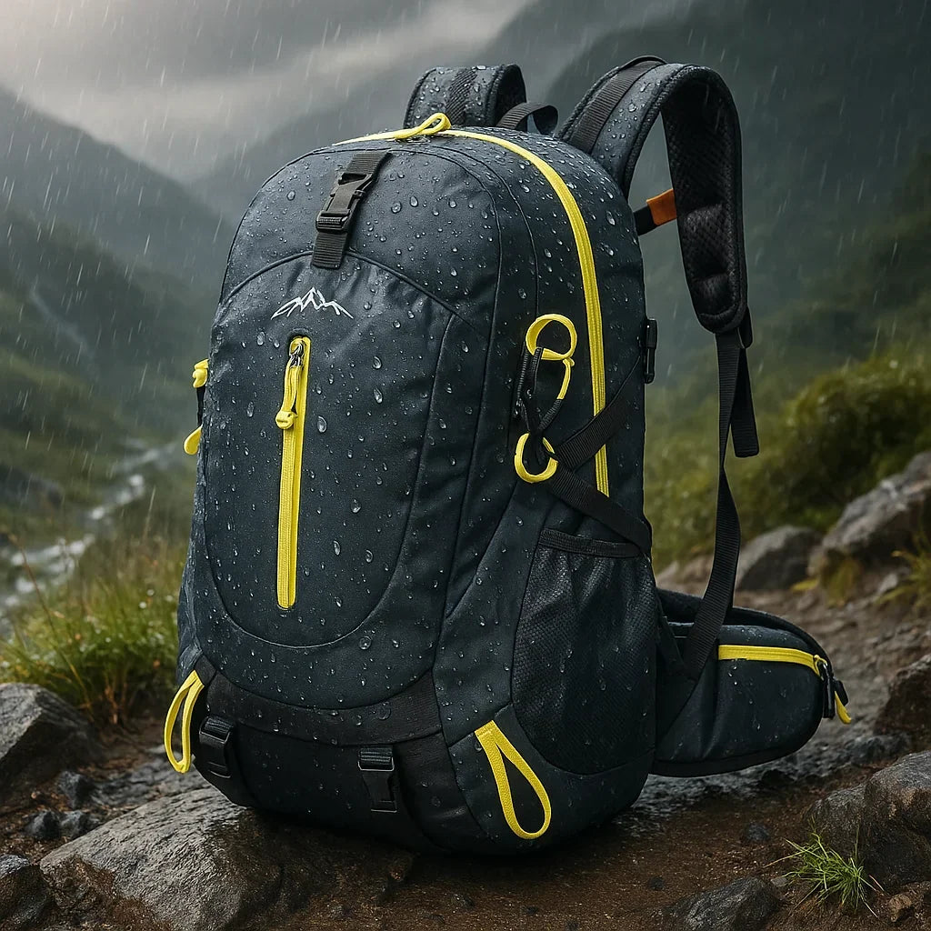 Skanto | 40L Waterproof Hiking Backpack with Multiple Compartments for Outdoor Adventures and Travel
