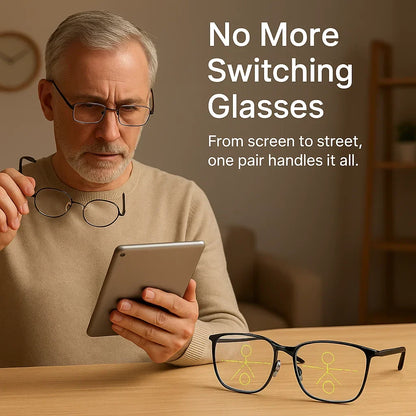 Skanto | Progressive Multifocal Glasses for Clear Vision - Intelligent German Design for Everyday Use