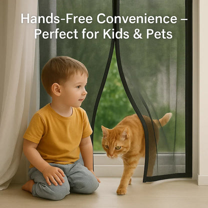 Skanto | Magnetic Mosquito Net for Windows - Invisible Mesh Insect Screen for Home Protection & Pest Prevention