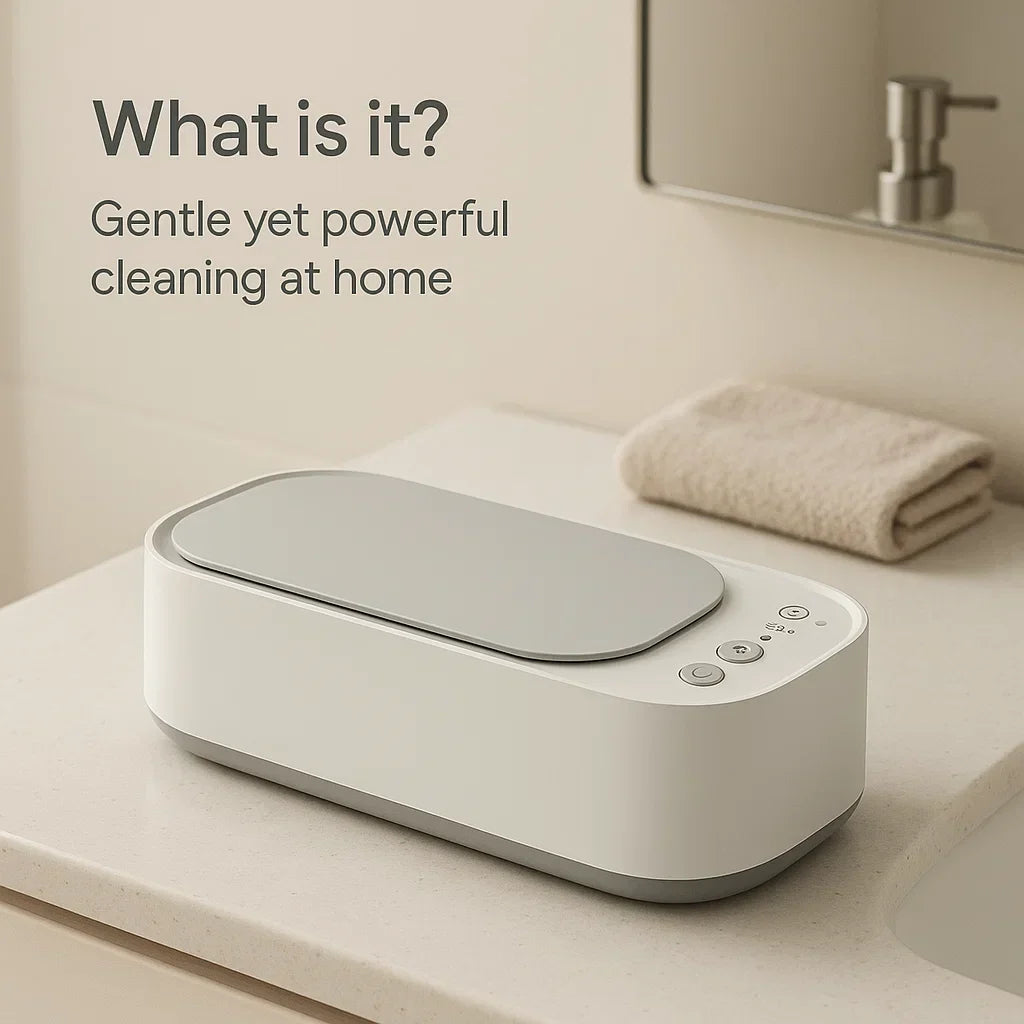 Skanto | Ultrasonic Cleaner | Gentle, Effective, and Versatile for Jewelry, Glasses, Watches, and Dentures