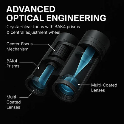 BowLift | Military-Grade HD 40x22 Binoculars - Long Distance Viewing