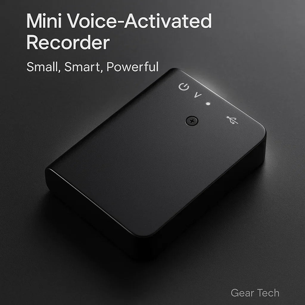 Skanto | Mini Voice Recorder – Small, Discreet, and Powerful Audio Recording | Perfect for Stealth Recording and Voice Sensing