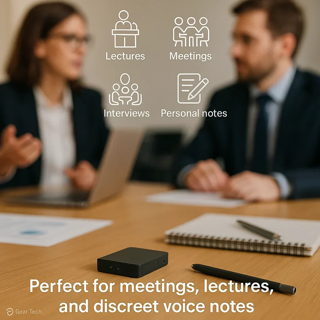 Skanto | Mini Voice Recorder – Small, Discreet, and Powerful Audio Recording | Perfect for Stealth Recording and Voice Sensing