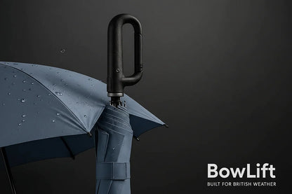 BowLift | Wind-Resistant Automatic Folding Umbrella with Large Buckle Handle – Compact & Durable