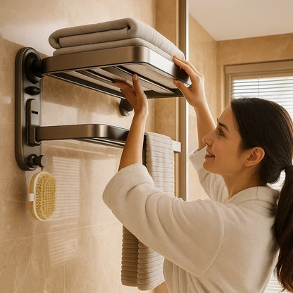 Skanto | Foldable Suction Cup Towel Holder
