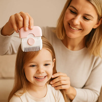 Child Hair-Cutting Comb with Soft Edges for Gentle At-Home Grooming