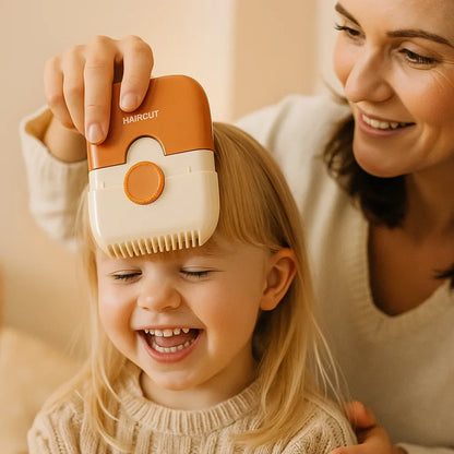 Child Hair-Cutting Comb with Soft Edges for Gentle At-Home Grooming