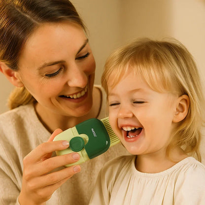 Child Hair-Cutting Comb with Soft Edges for Gentle At-Home Grooming