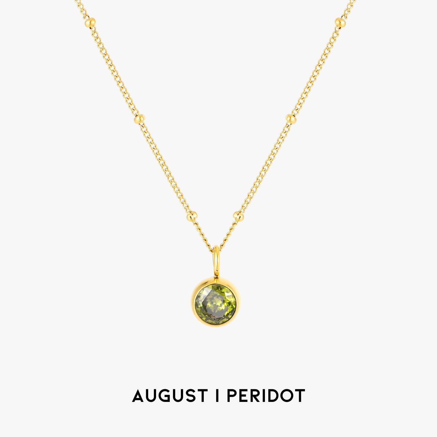 Aurora Birthstone Necklace - An Enchanting Connection