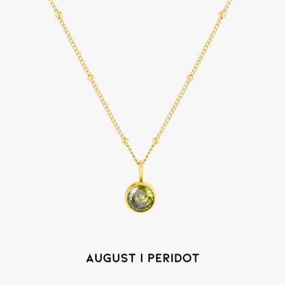 Aurora Birthstone Necklace - An Enchanting Connection