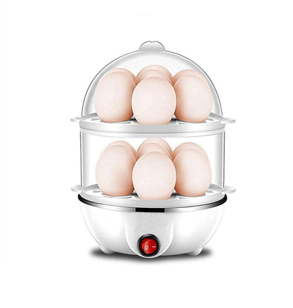 Automatic electric fast egg cooker for double eggs, hard-boiled egg cooker | Karnz